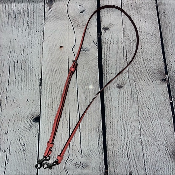 Rare! Coach Sutton Pink Leather Floral Crossbody Bag (Style #55373) - Picture 13 of 17